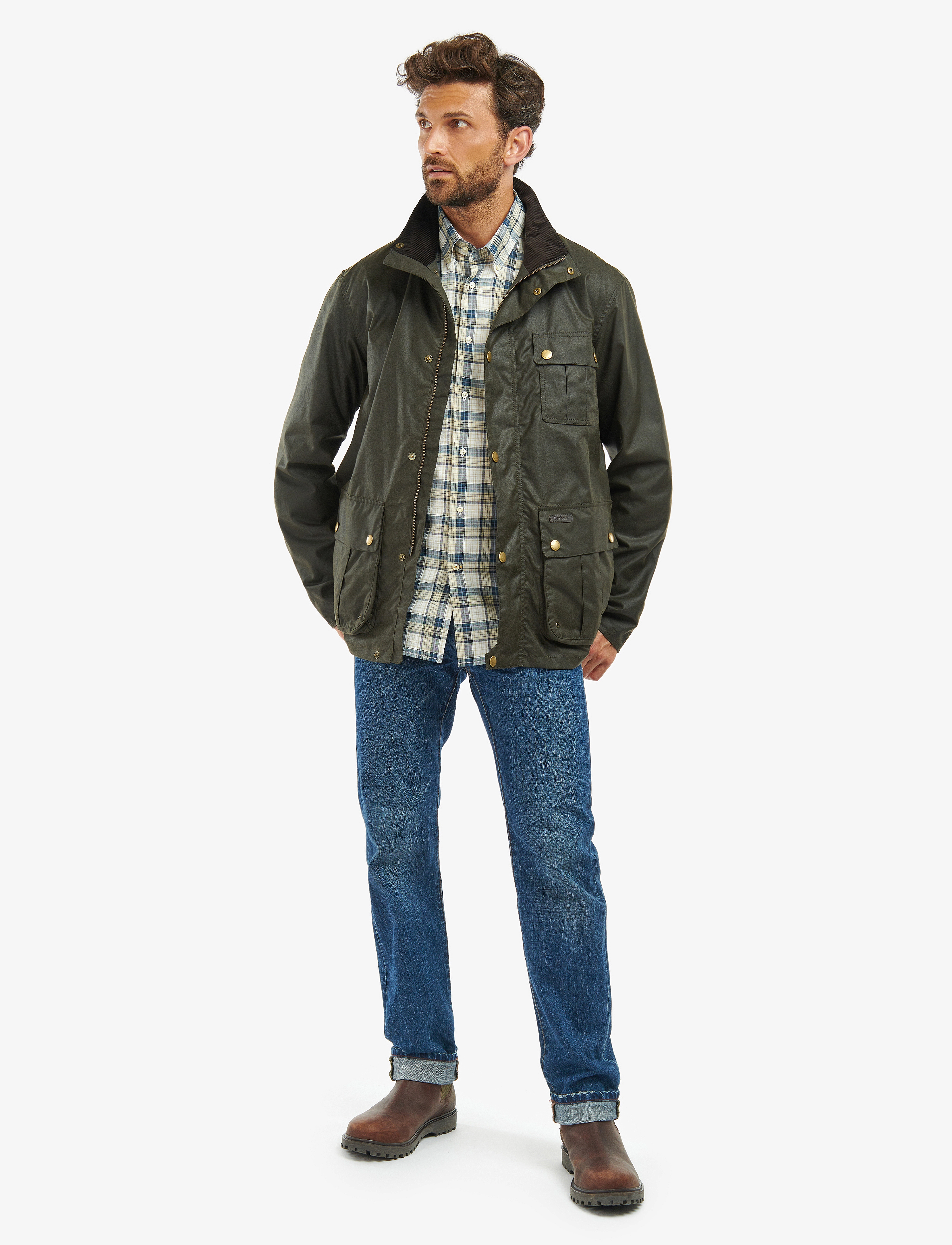 Barbour - Barbour Dunlin Wax - olive - 4