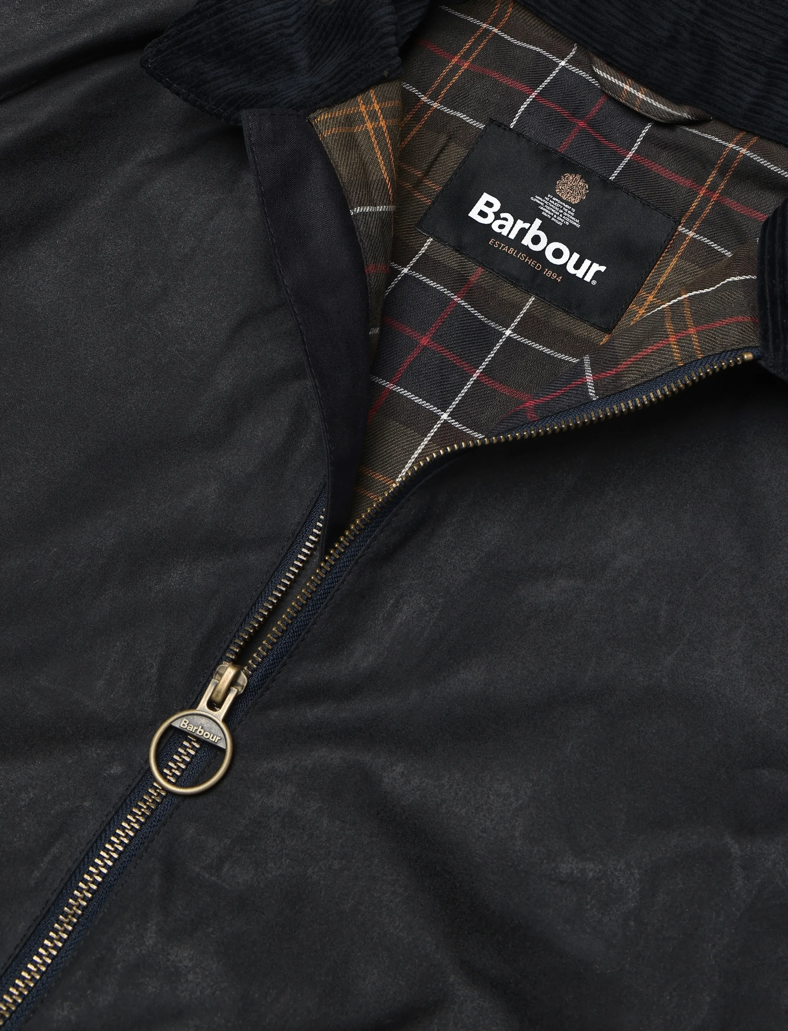 Barbour - Barbour Short Bedale Wax Jacket - höstjackor - navy - 2