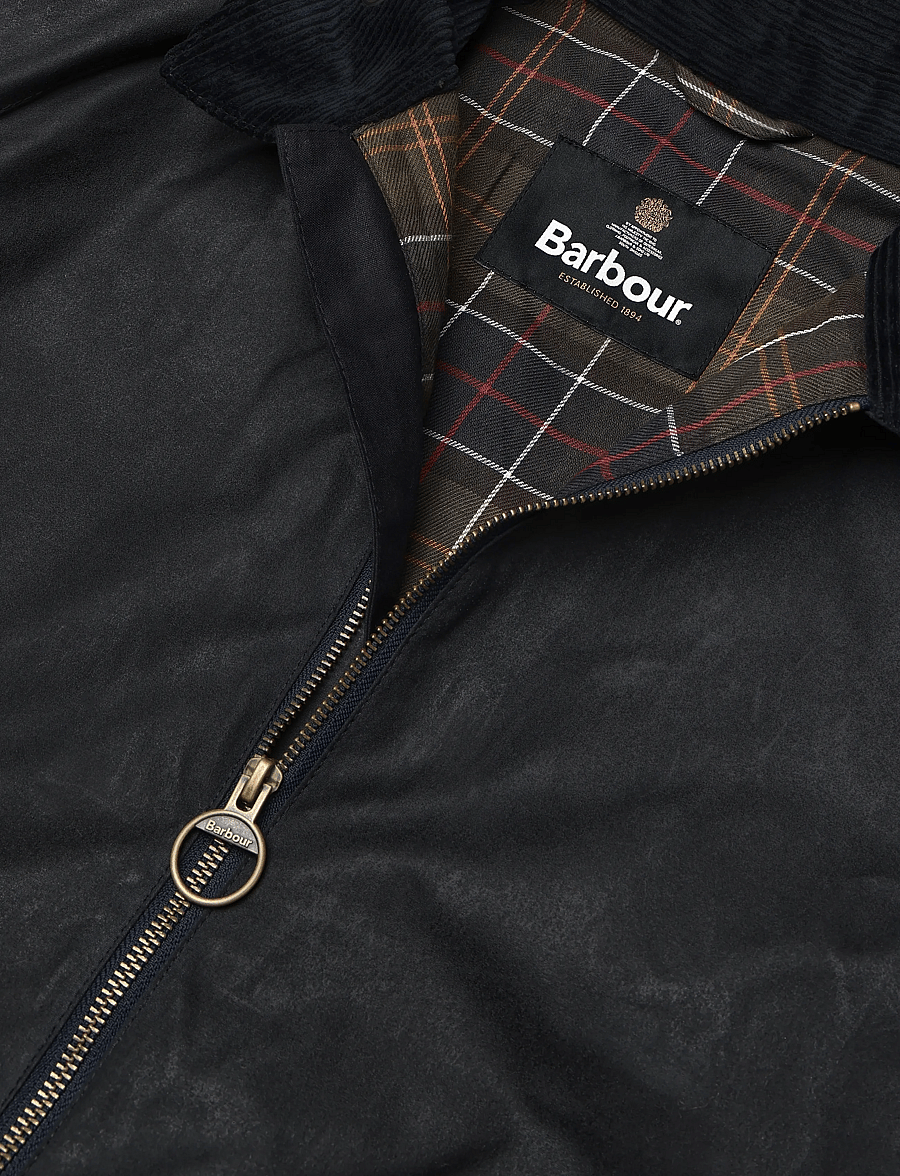 Barbour - Barbour Short Bedale Wax Jacket - höstjackor - navy - 2