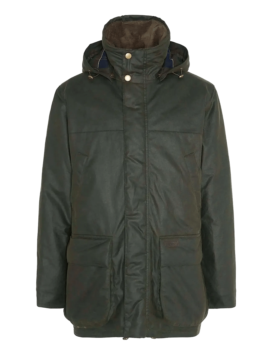 Barbour - Barbour Bleaberry Wax Jacket - parkas - olive - 1