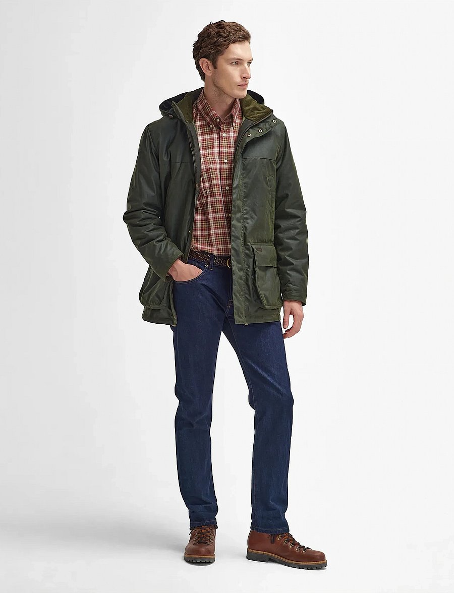 Barbour - Barbour Bleaberry Wax Jacket - parkas - olive - 3