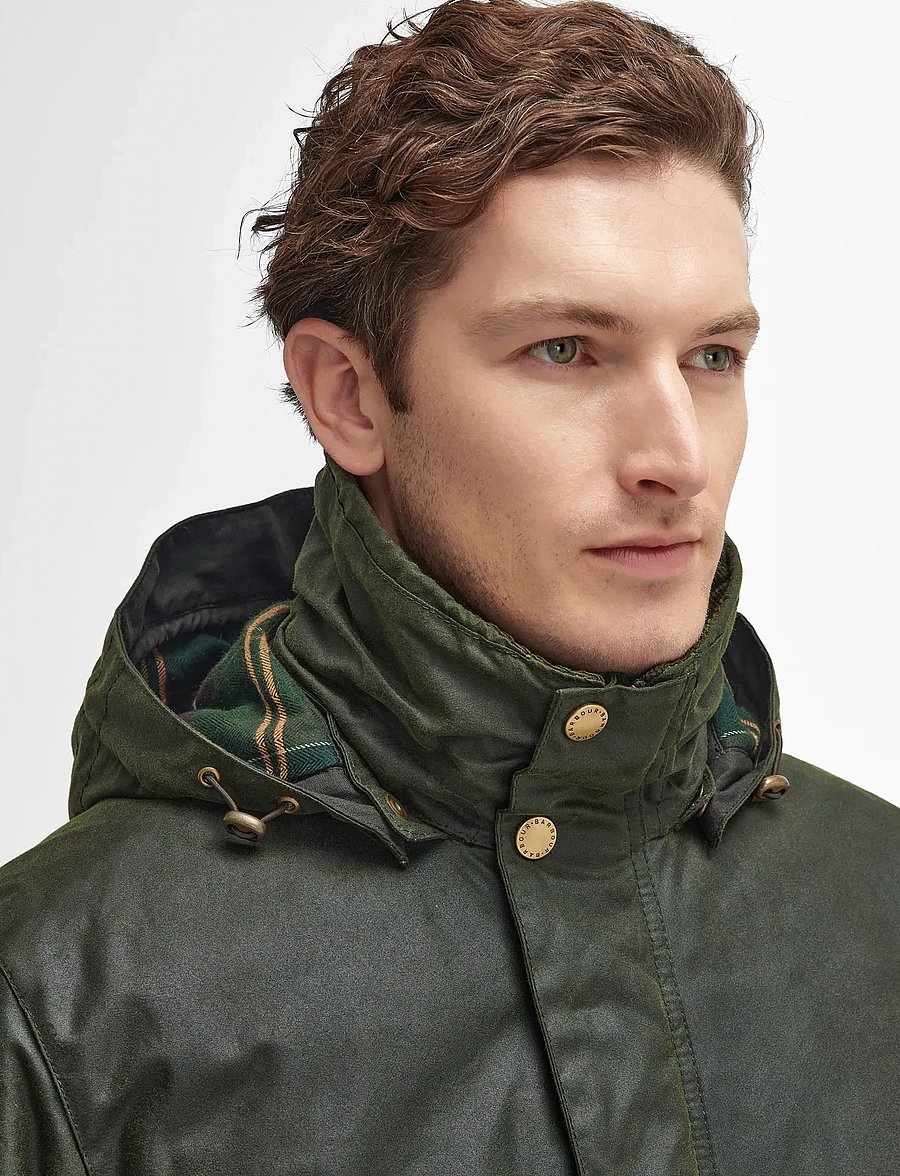 Barbour - Barbour Bleaberry Wax Jacket - parkas - olive - 4