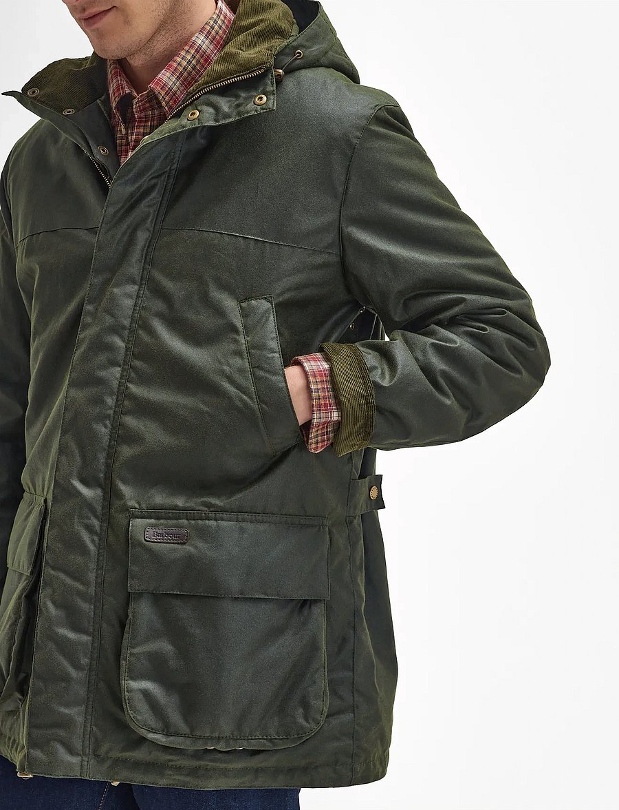 Barbour - Barbour Bleaberry Wax Jacket - parkas - olive - 5