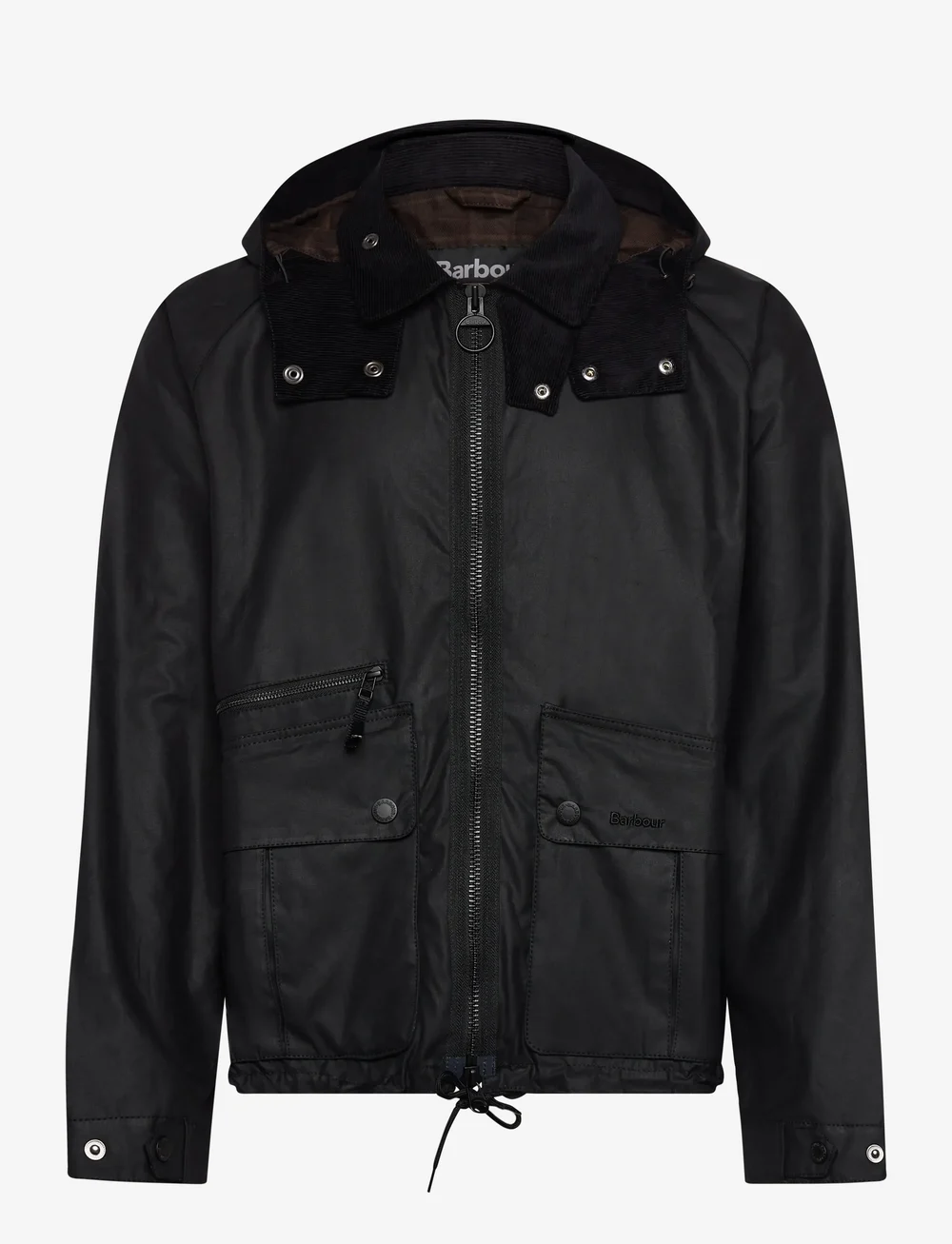 Barbour - Barbour Re-Engineered Bardon Spey Wax Jacket - vindjakker - black - 0