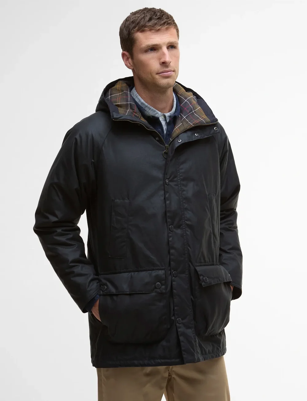Barbour - Barbour Bedale Wax Parka - forede jakker - navy - 0