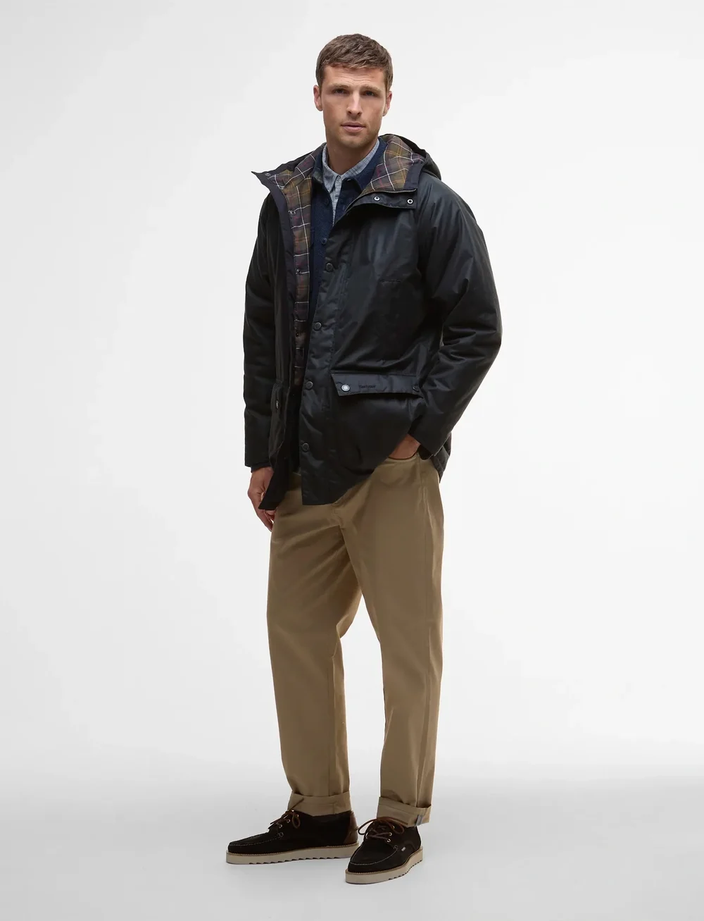 Barbour - Barbour Bedale Wax Parka - forede jakker - navy - 3