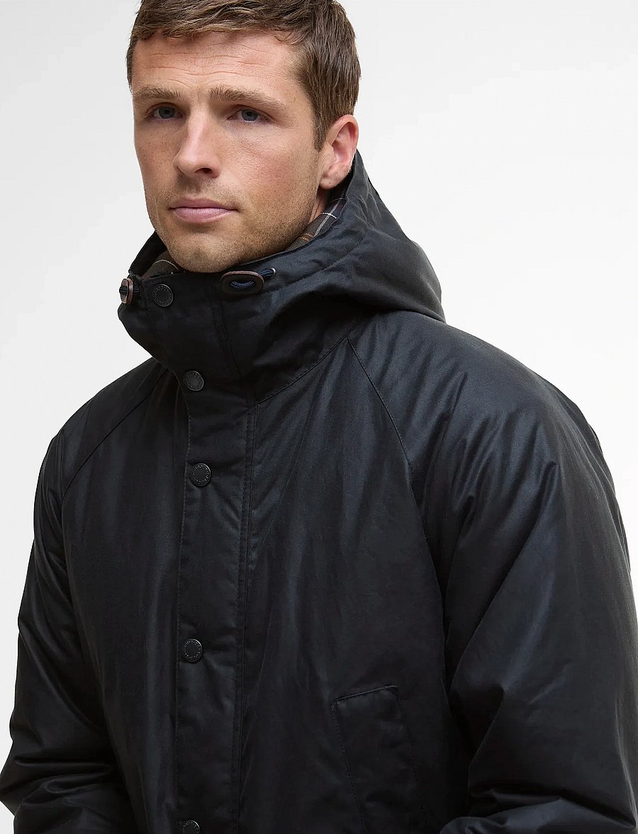Barbour - Barbour Bedale Wax Parka - parkas - navy - 4