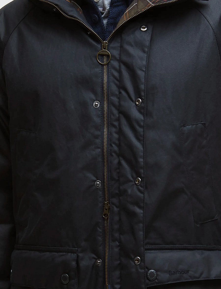 Barbour - Barbour Bedale Wax Parka - parkas - navy - 5