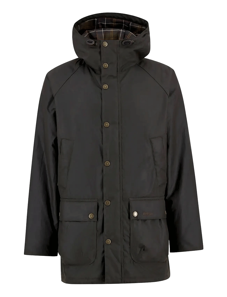 Barbour - Barbour Bedale Wax Parka - parkas - olive - 1