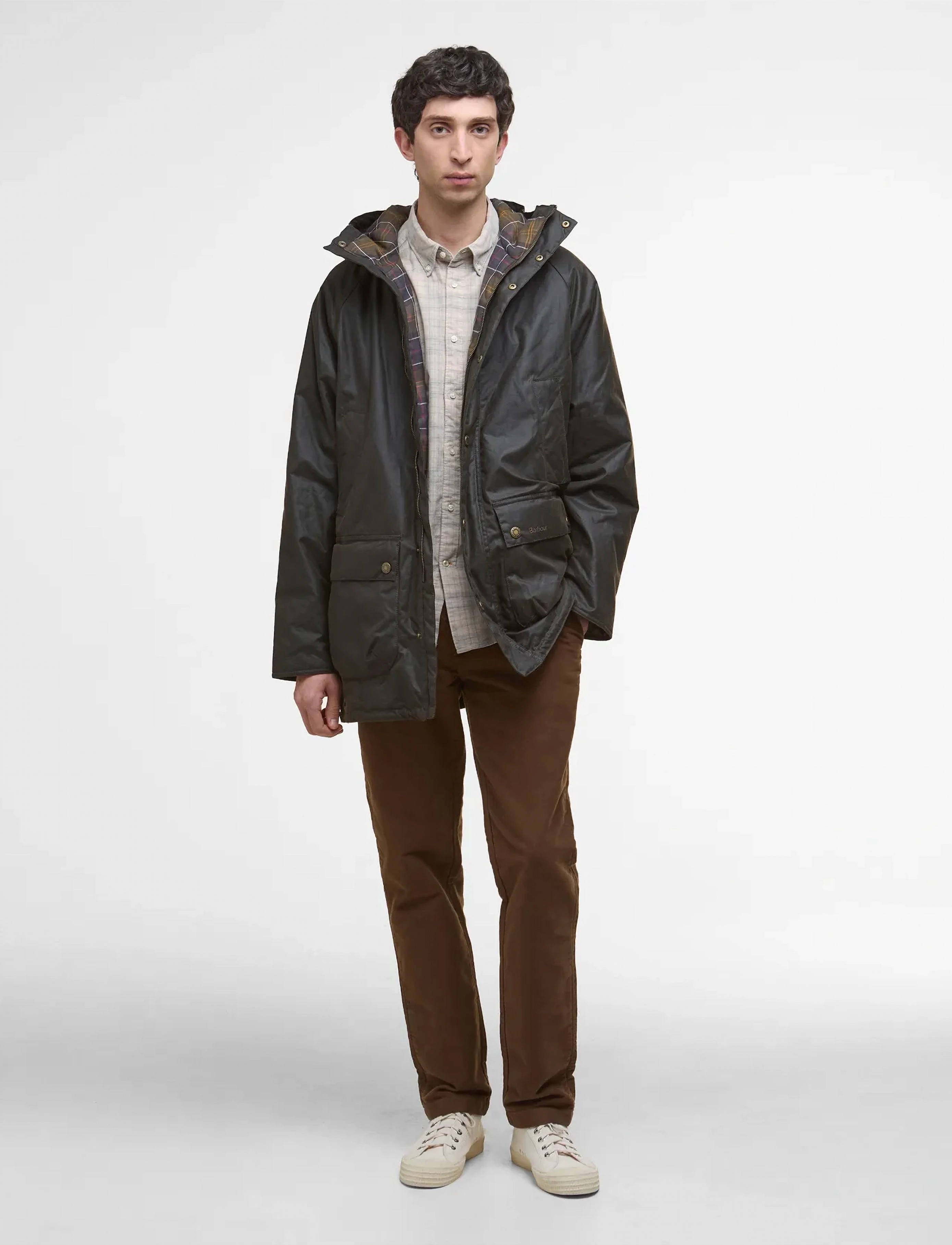 Parka Bedale Wax olivgrön 4