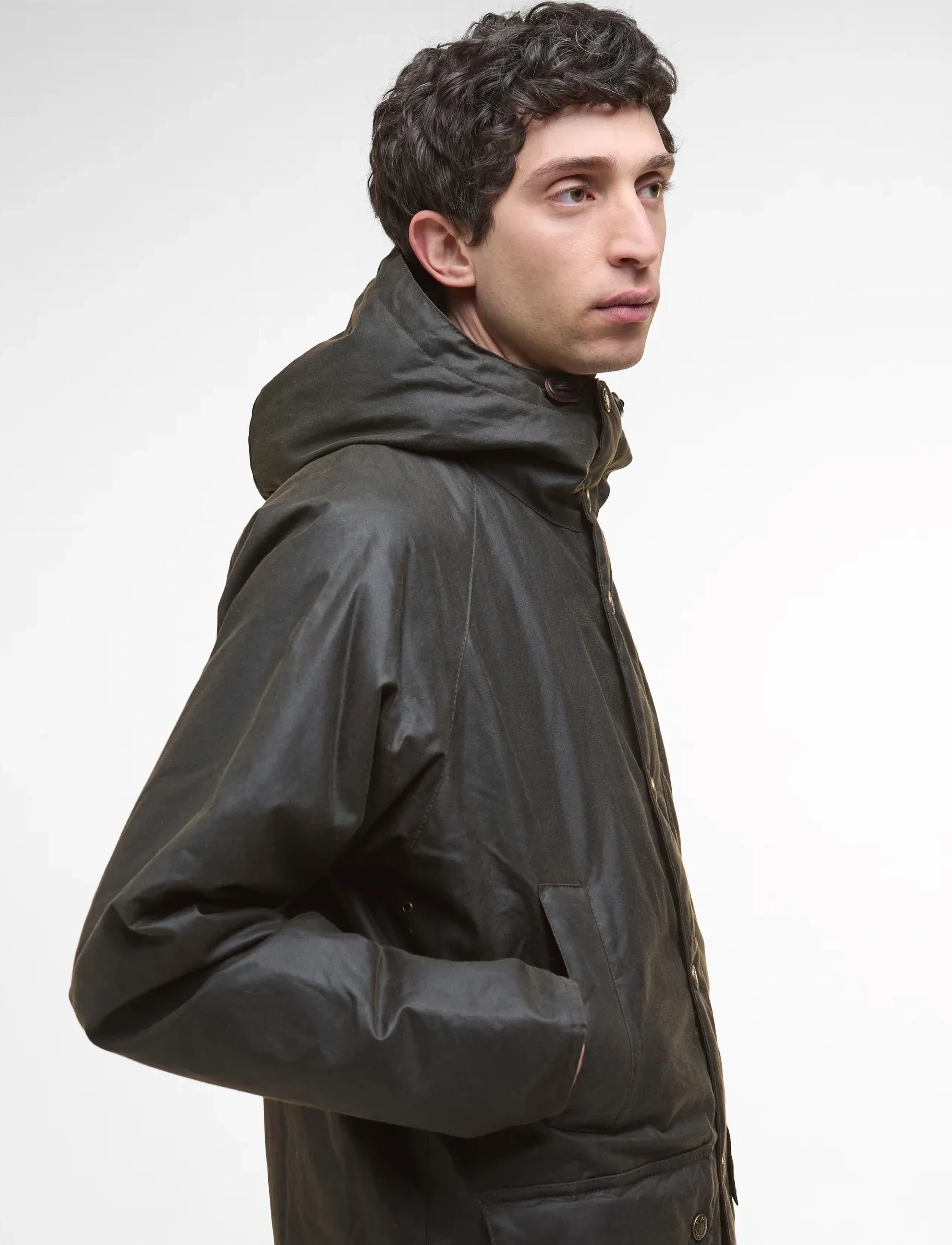Parka Bedale Wax olivgrön 6