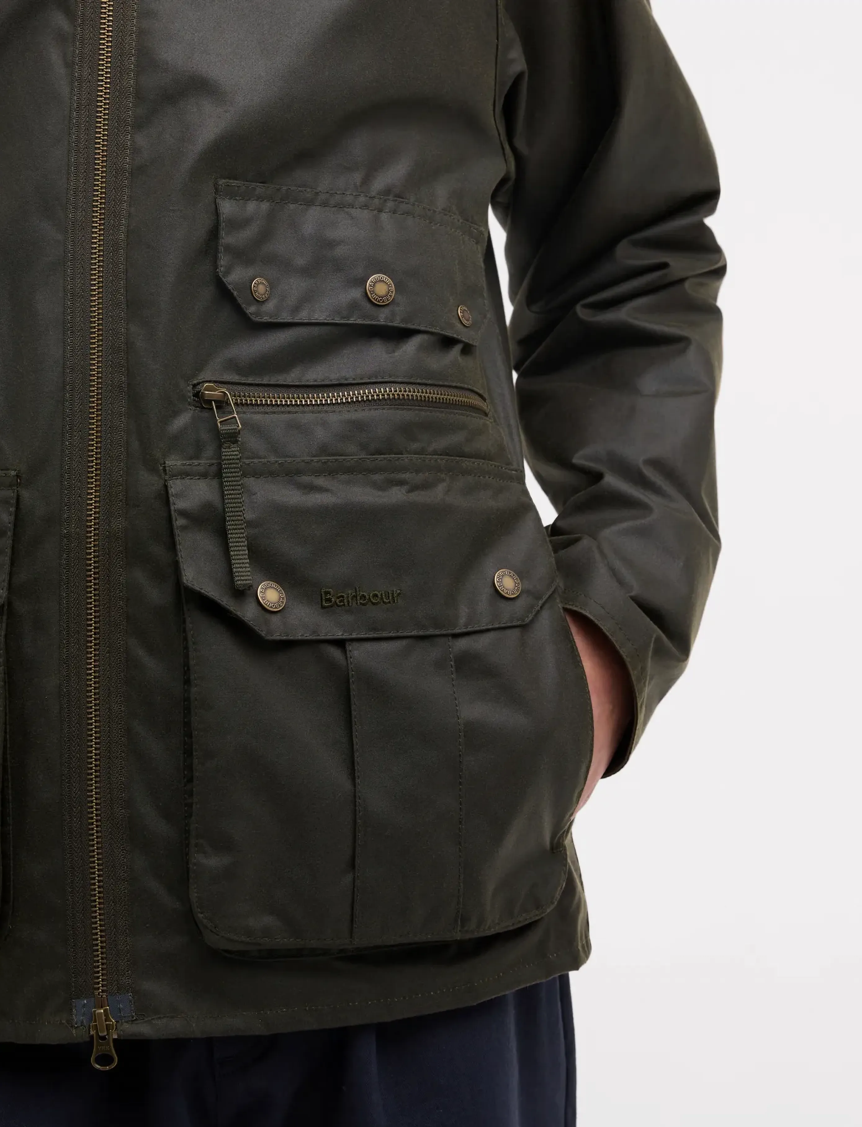 Barbour - Barbour Blackett Spey - léttir jakkar - archive olive - 4