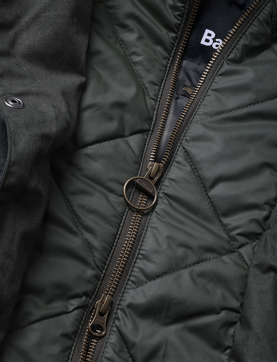 Barbour - Barbour Winter Beaufort Wax Parka - winterjacken - sage - 4