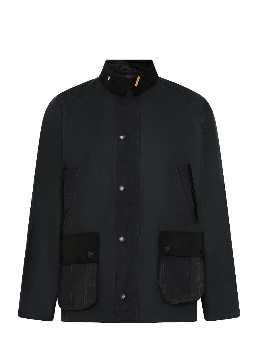Barbour - Barbour Icons Patch Bedale Wax Jacket - fall jackets - sage - 0
