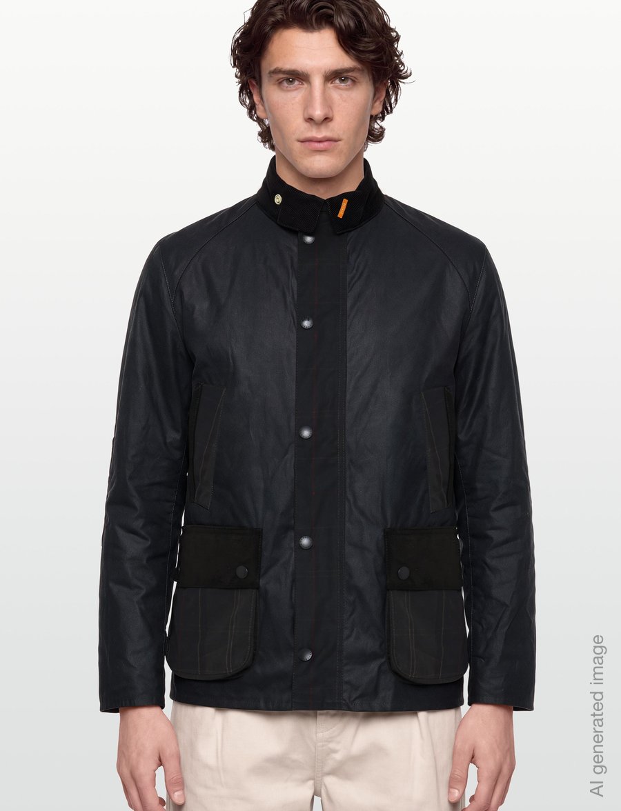 Barbour - Barbour Icons Patch Bedale Wax Jacket - syystakit - sage - 3