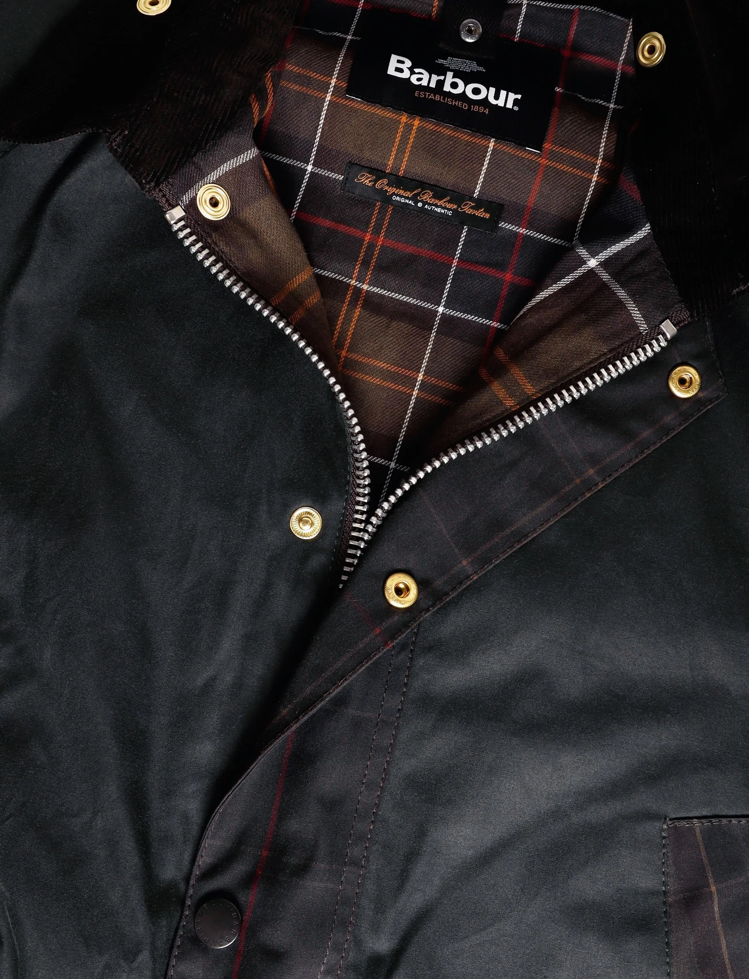 Barbour - Barbour Icons Patch Bedale Wax Jacket - fall jackets - sage - 2