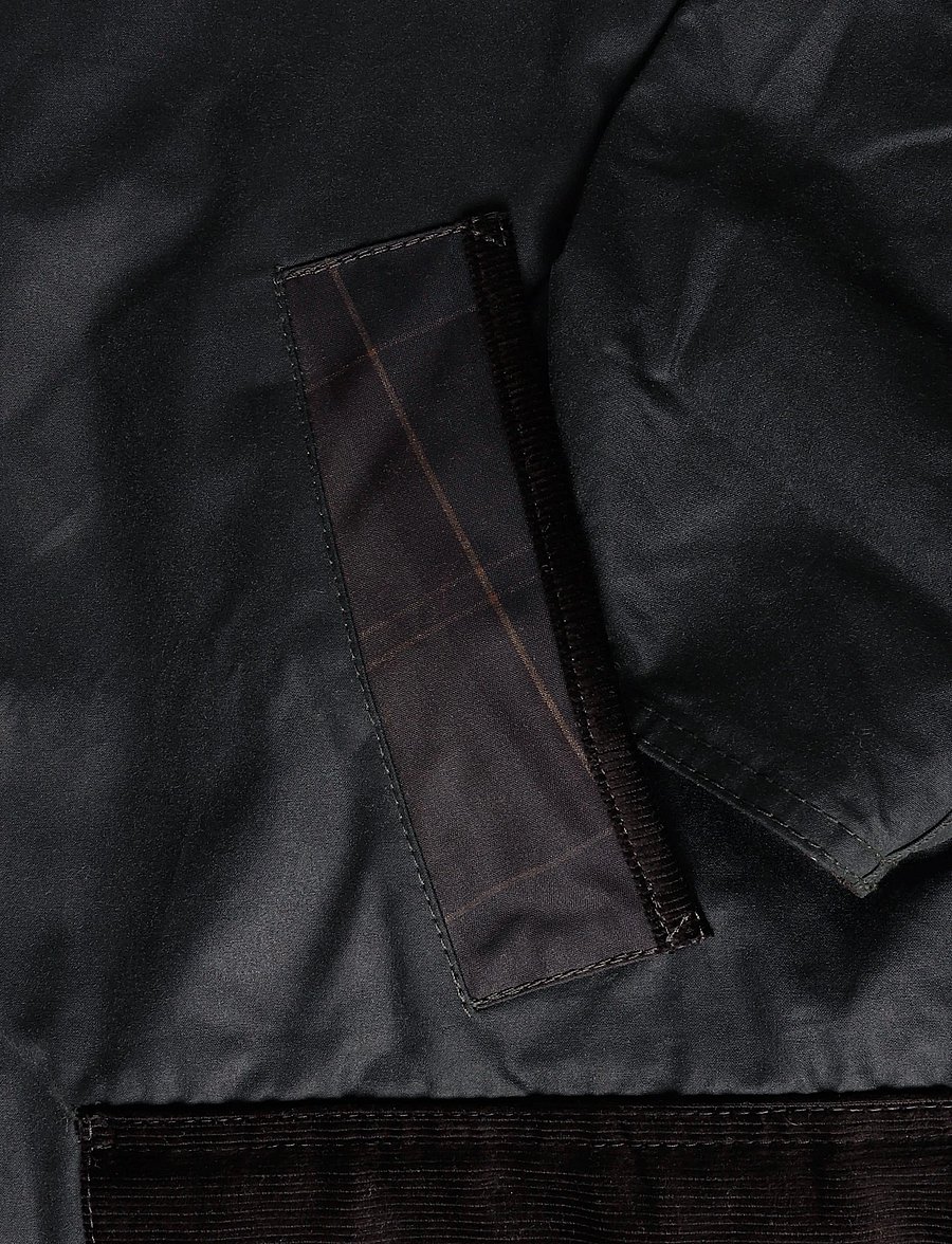 Barbour - Barbour Icons Patch Bedale Wax Jacket - fall jackets - sage - 3