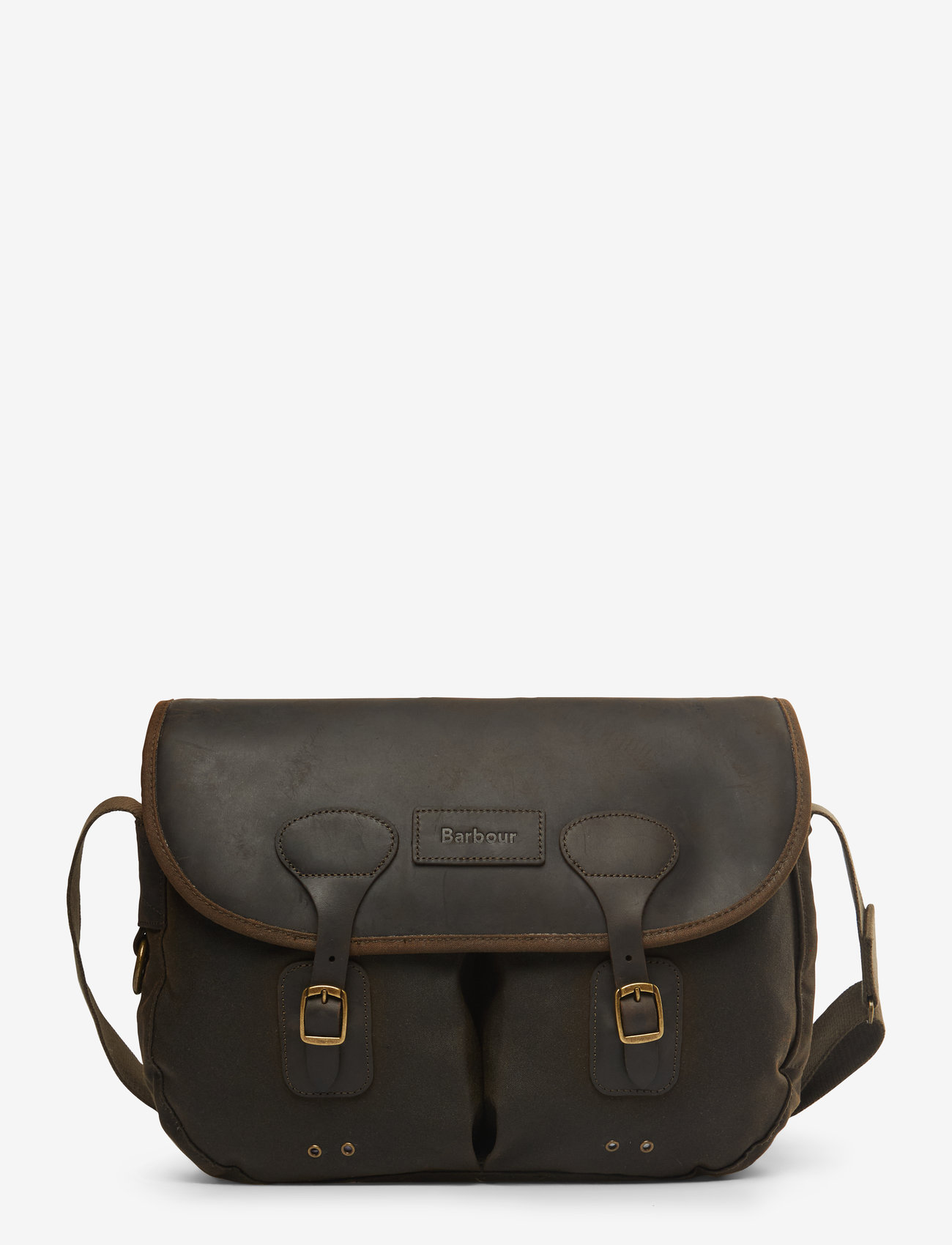 Barbour - Barbour Wax Leather Tarras Crossbody - everyday style - olive - 1