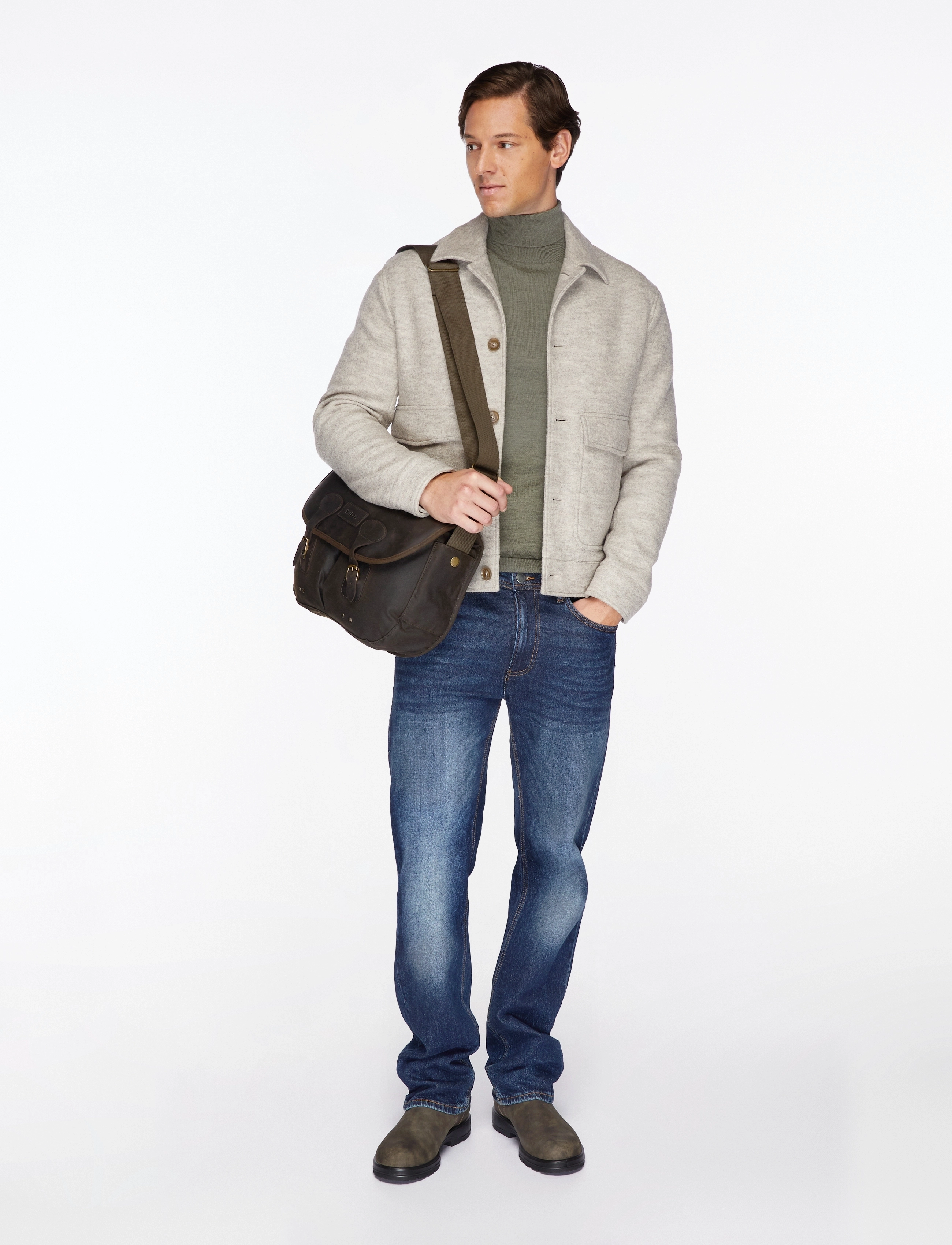 Barbour - Barbour Wax Leather Tarras Crossbody - hverdagsstil - olive - 2