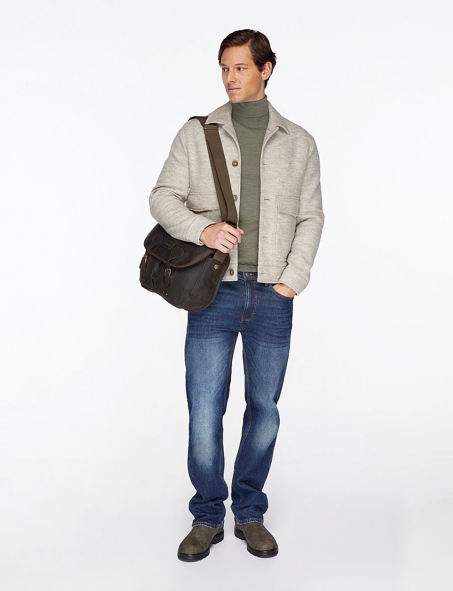 Barbour - Barbour Wax Leather Tarras Crossbody - hversdagsleg tíska - olive - 2