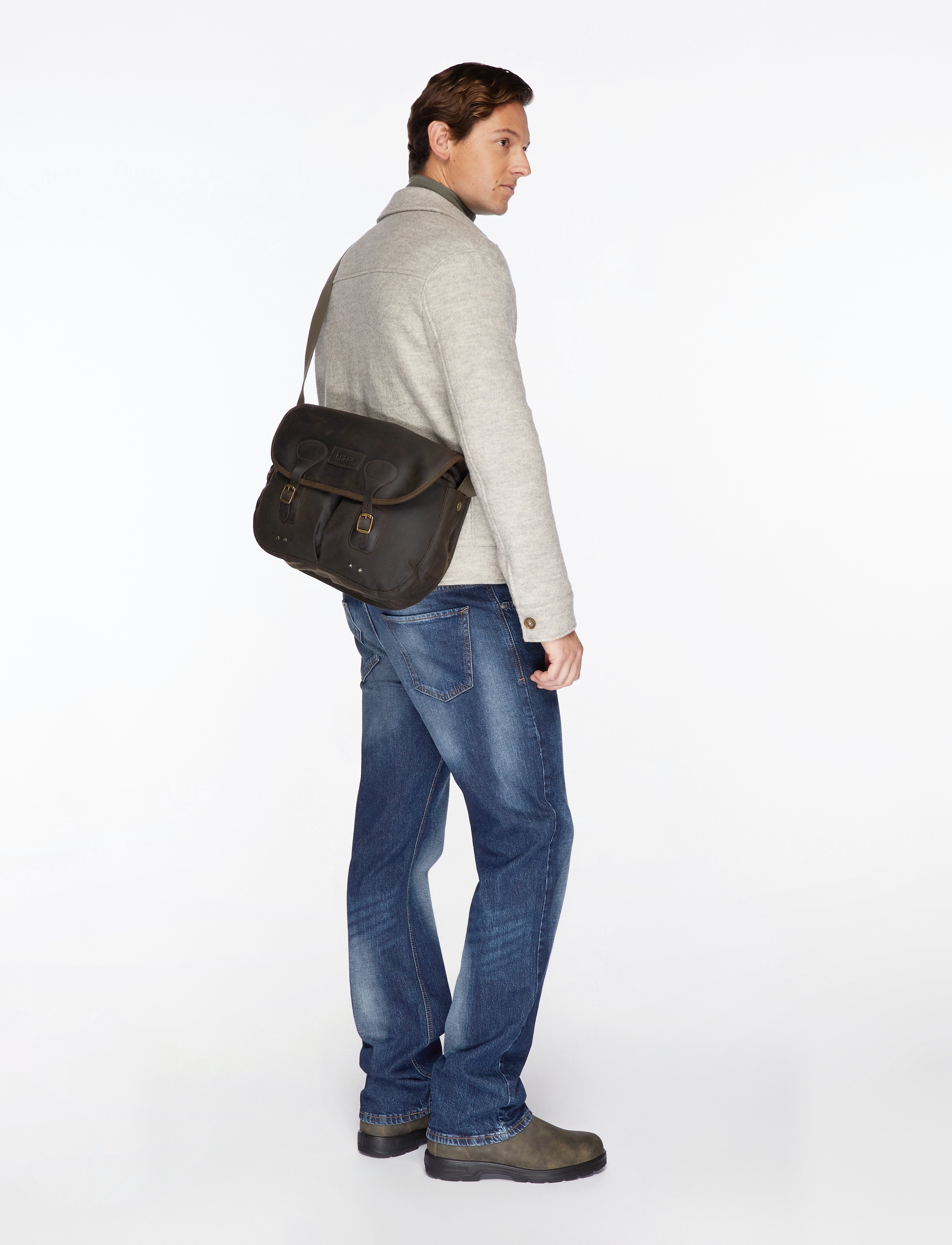 Barbour - Barbour Wax Leather Tarras Crossbody - hverdagsstil - olive - 3