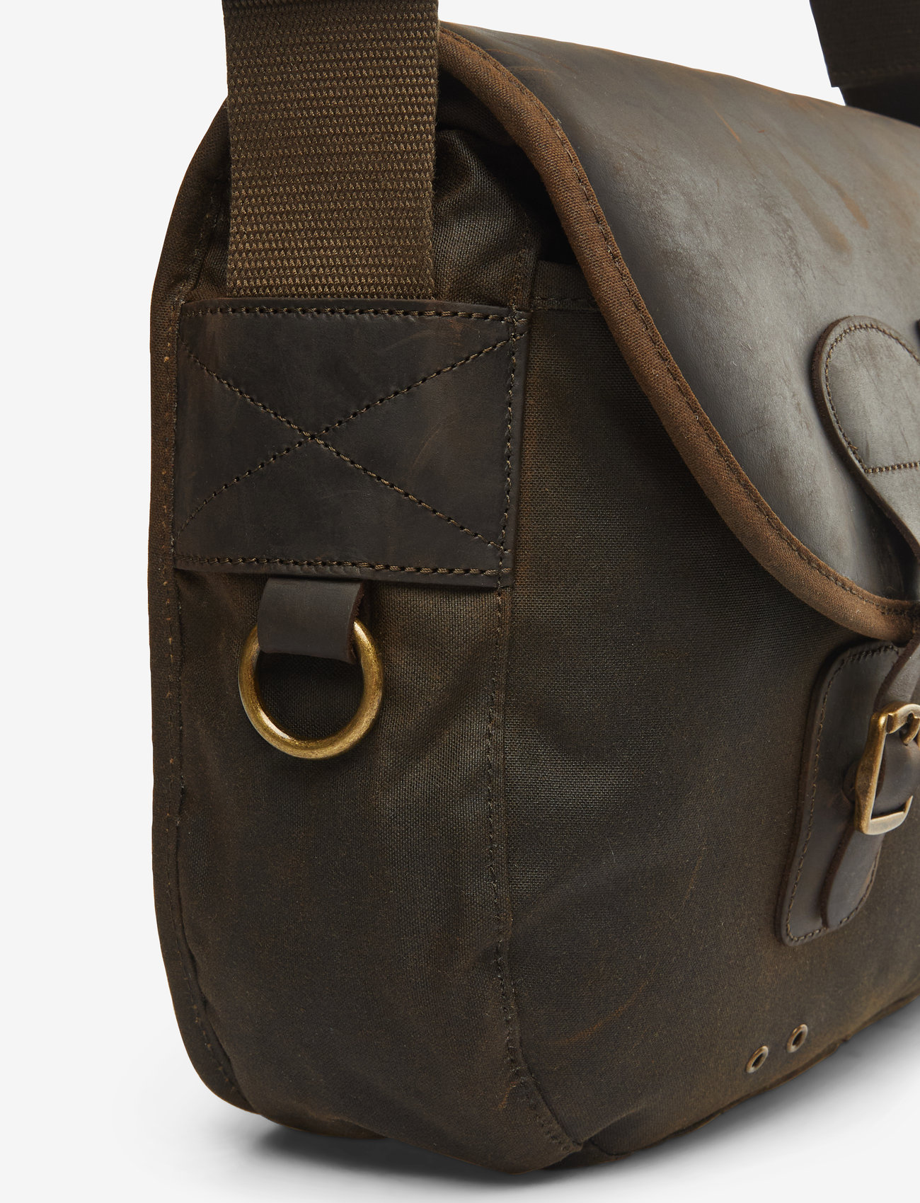 Barbour - Barbour Wax Leather Tarras Crossbody - everyday style - olive - 4