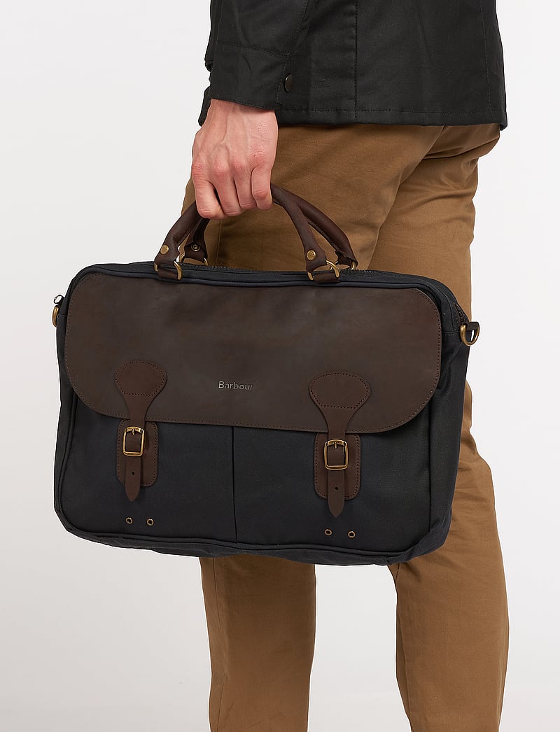 Barbour - Barbour Wax Briefcase - osta olukorra järgi - navy - 5