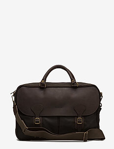 Barbour Wax Leather Briefcase, Barbour