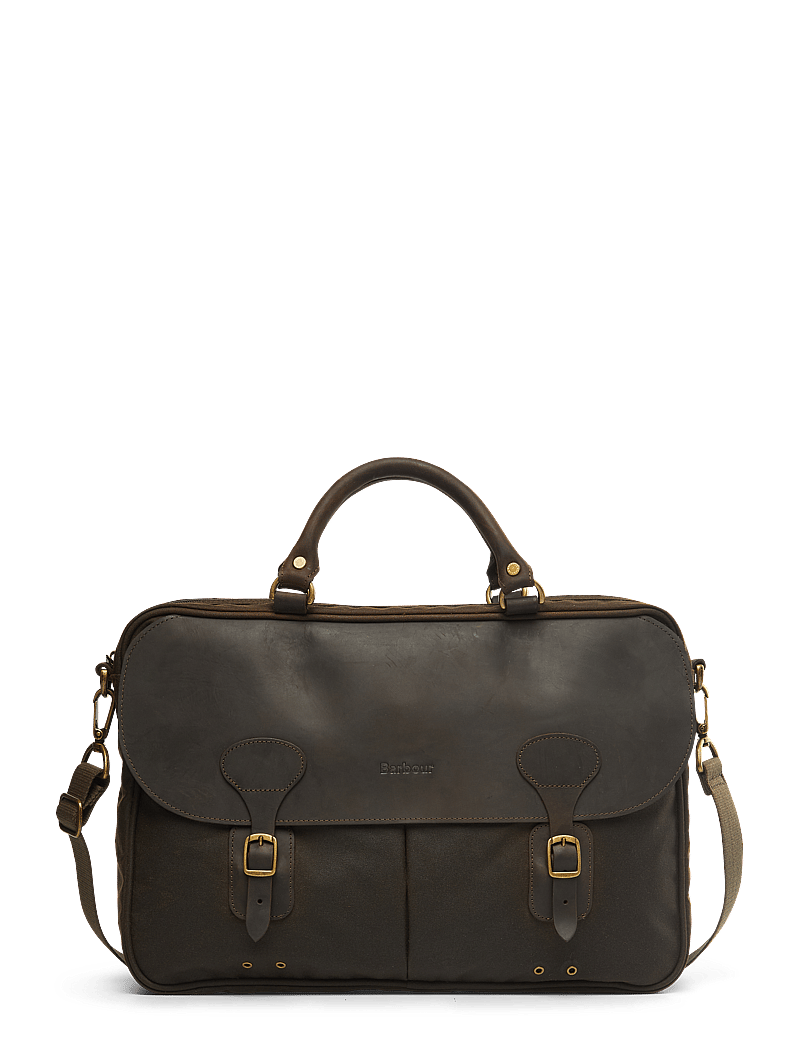 Barbour - Barbour Wax Briefcase - osta olukorra järgi - olive - 0