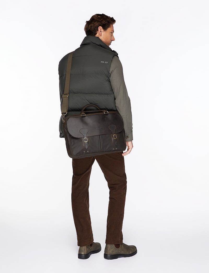 Barbour Barbour Wax Leather Briefcase (ARBUBA0004) Bags
