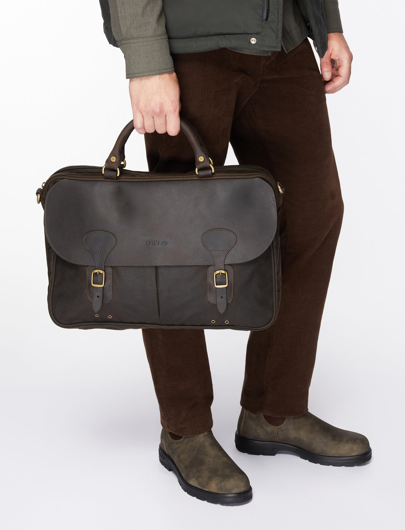 Barbour Barbour Wax Briefcase (ARBUBA0004) - Bags - Boozt.com