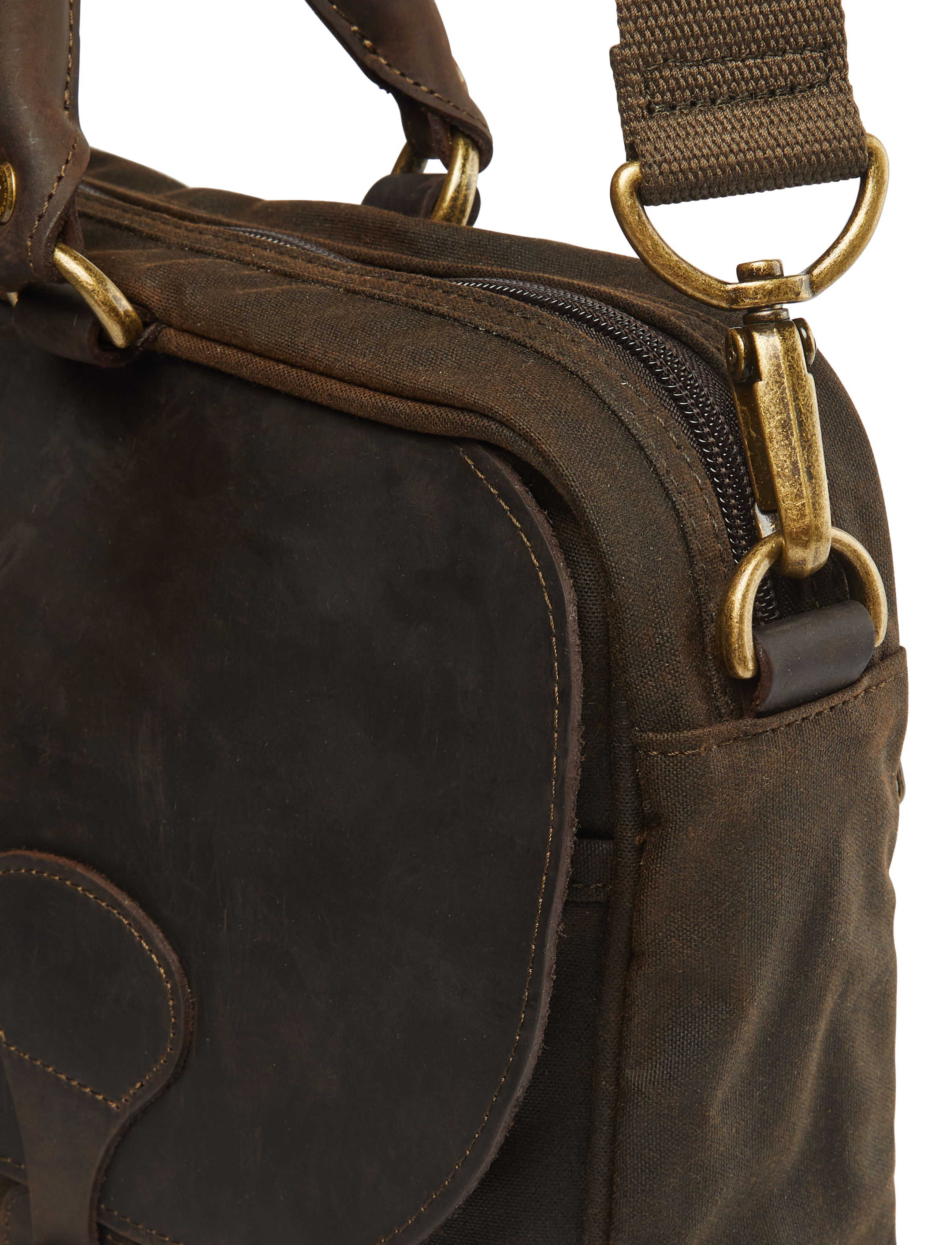 Barbour - Barbour Wax Briefcase - olkalaukut - olive - 4
