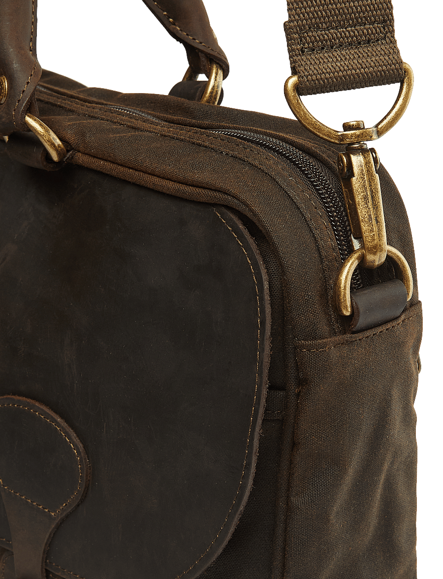 Barbour - Barbour Wax Briefcase - shop by occasion - olive - 4
