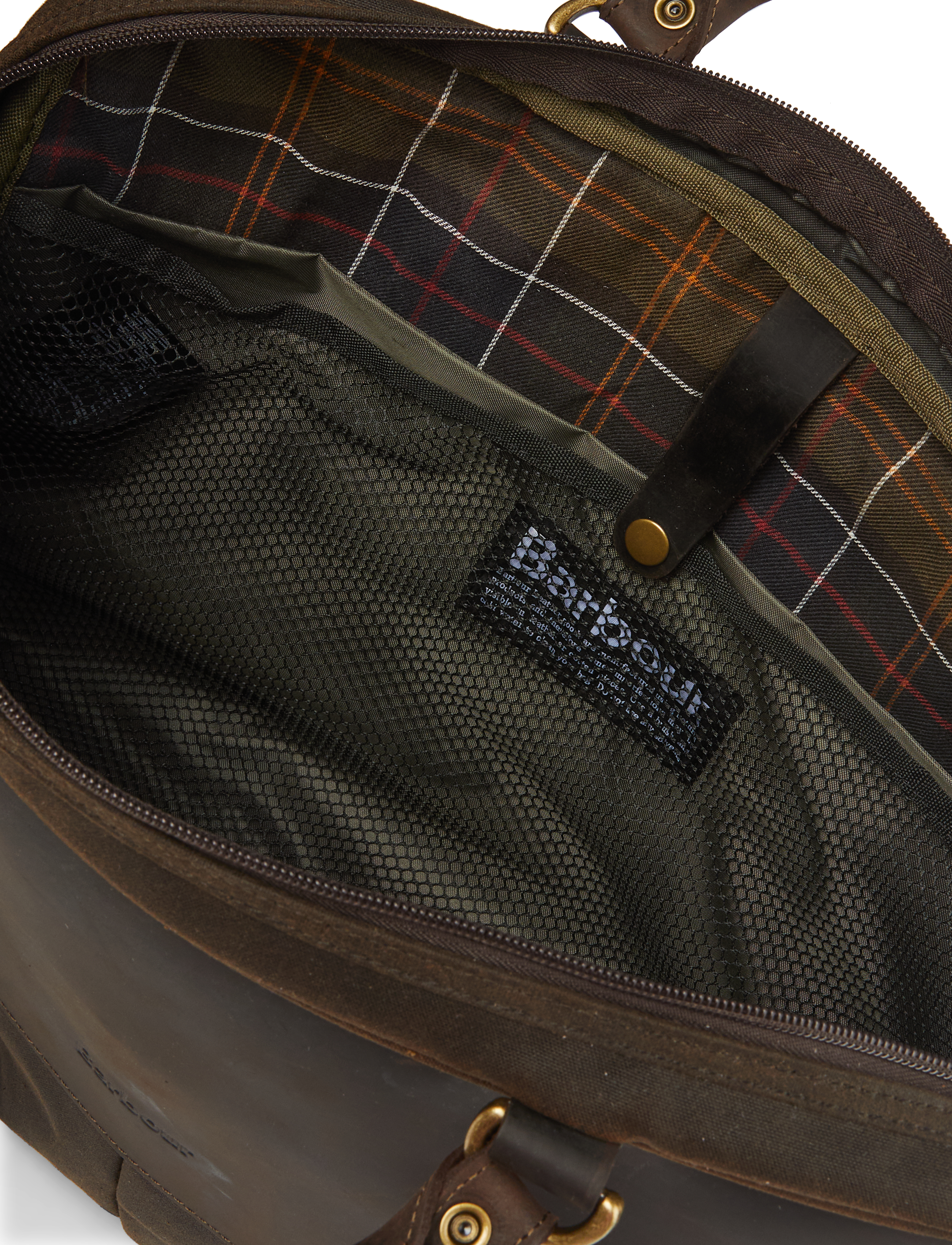 Barbour - Barbour Wax Briefcase - olkalaukut - olive - 5