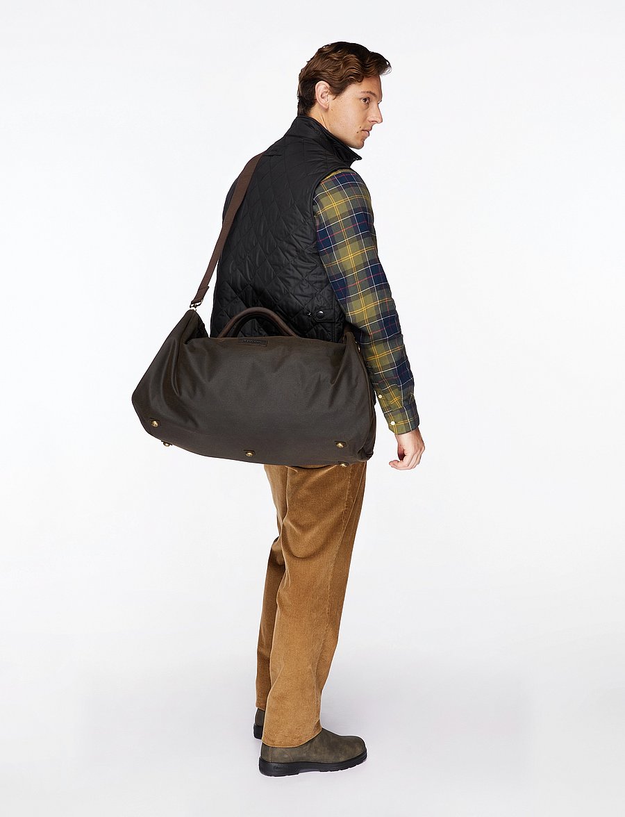Barbour - Barbour Wax Holdall - everyday style - olive - 3