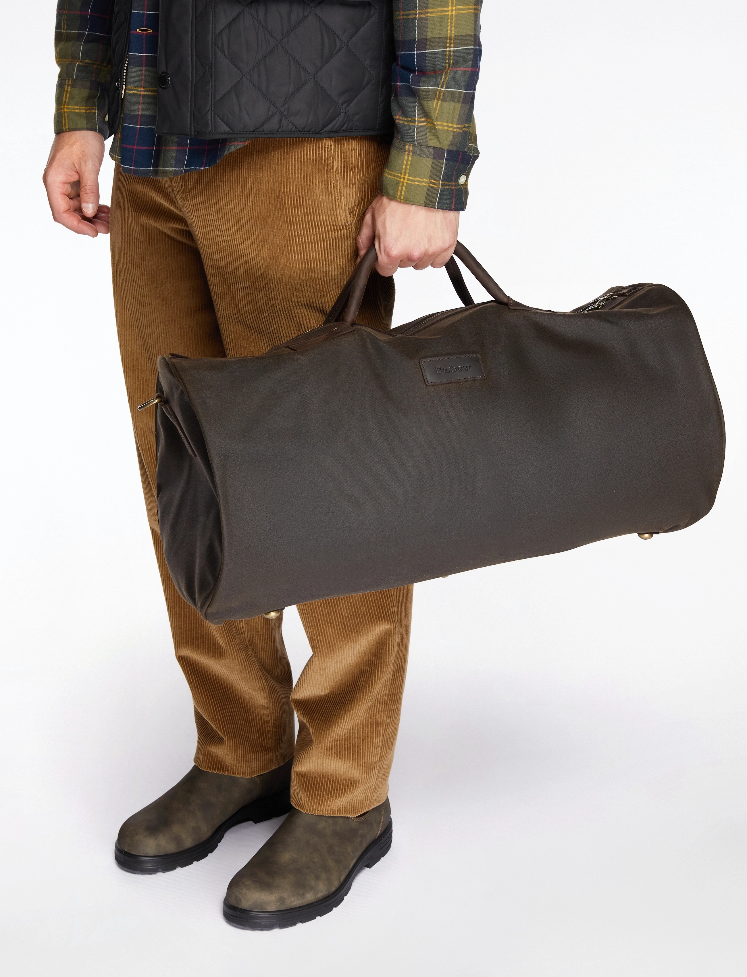Barbour Barbour Wax Holdall - Weekender - OLIVE / brown