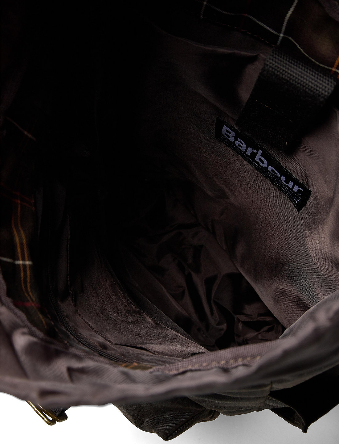 Barbour waxed backpack deals