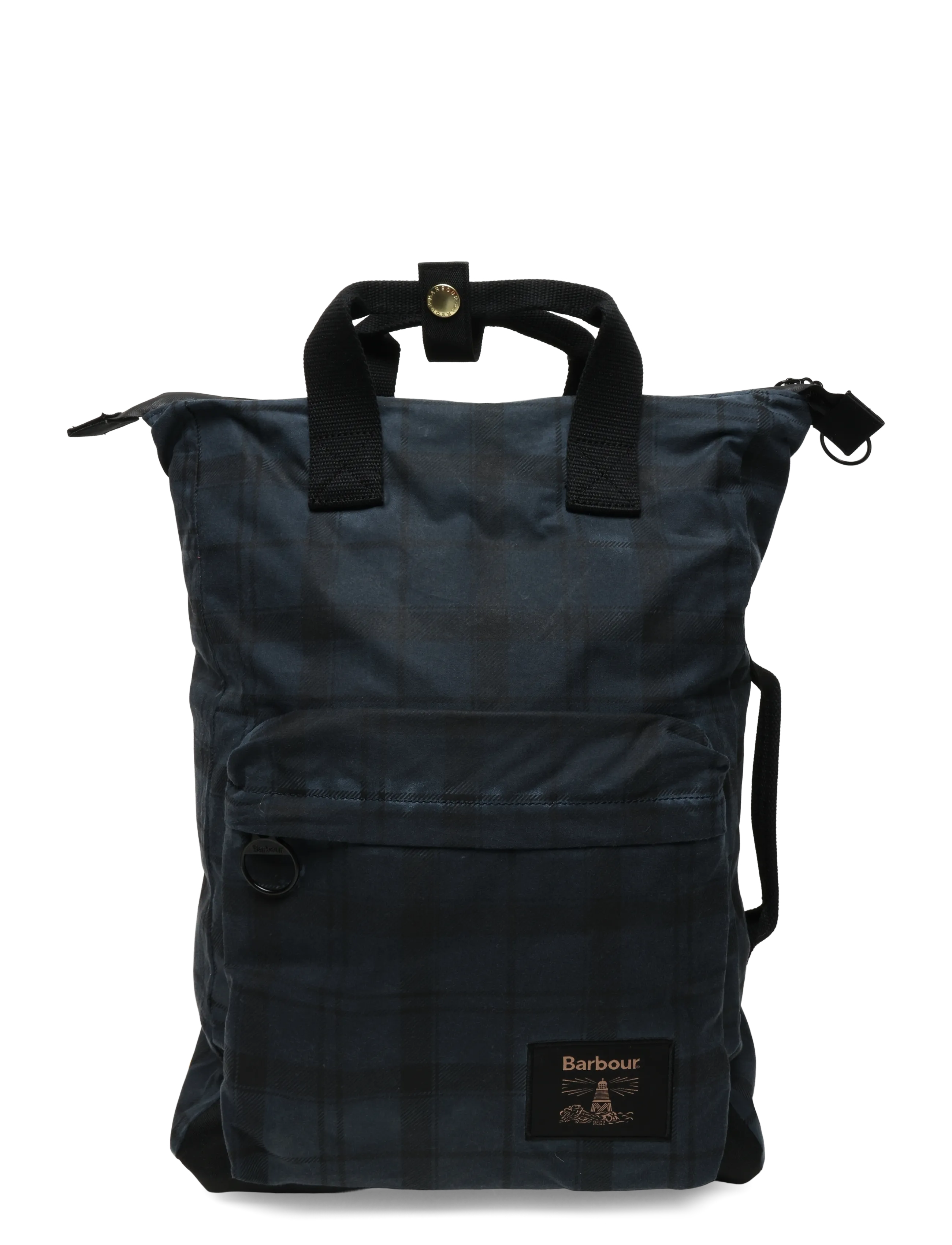 Barbour Barbour Field Wax Backpack - Kotid - NAVY TARTAN / navy