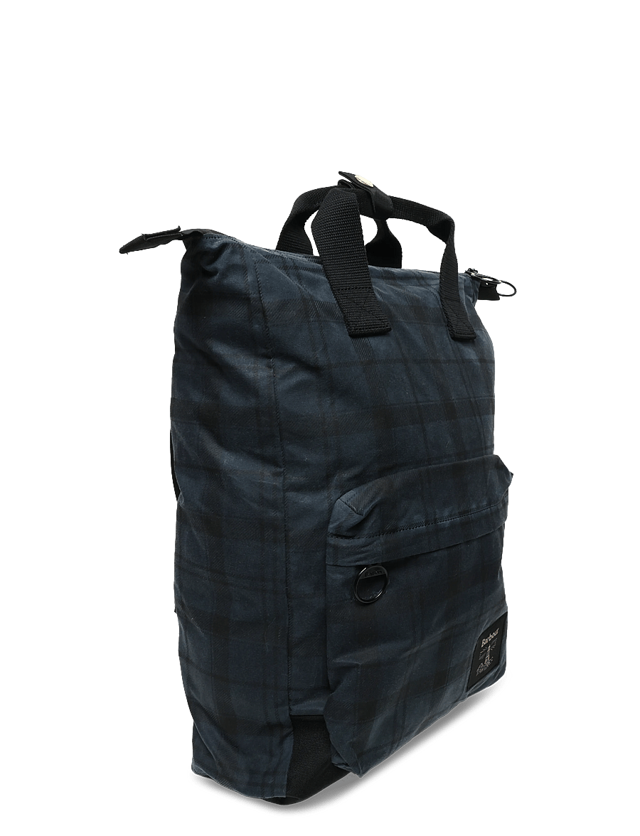Barbour - Barbour Field Wax Backpack - osta olukorra järgi - navy tartan - 2