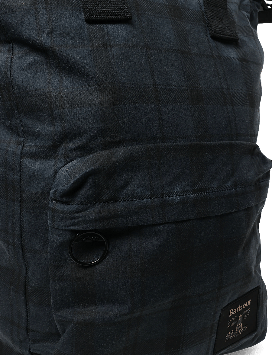 Barbour - Barbour Field Wax Backpack - osta olukorra järgi - navy tartan - 3