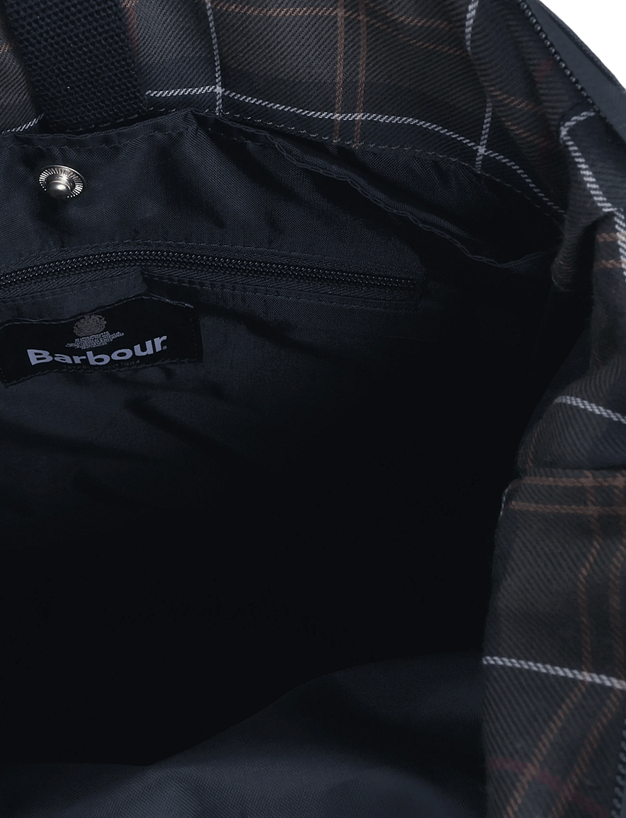 Barbour - Barbour Field Wax Backpack - osta olukorra järgi - navy tartan - 4