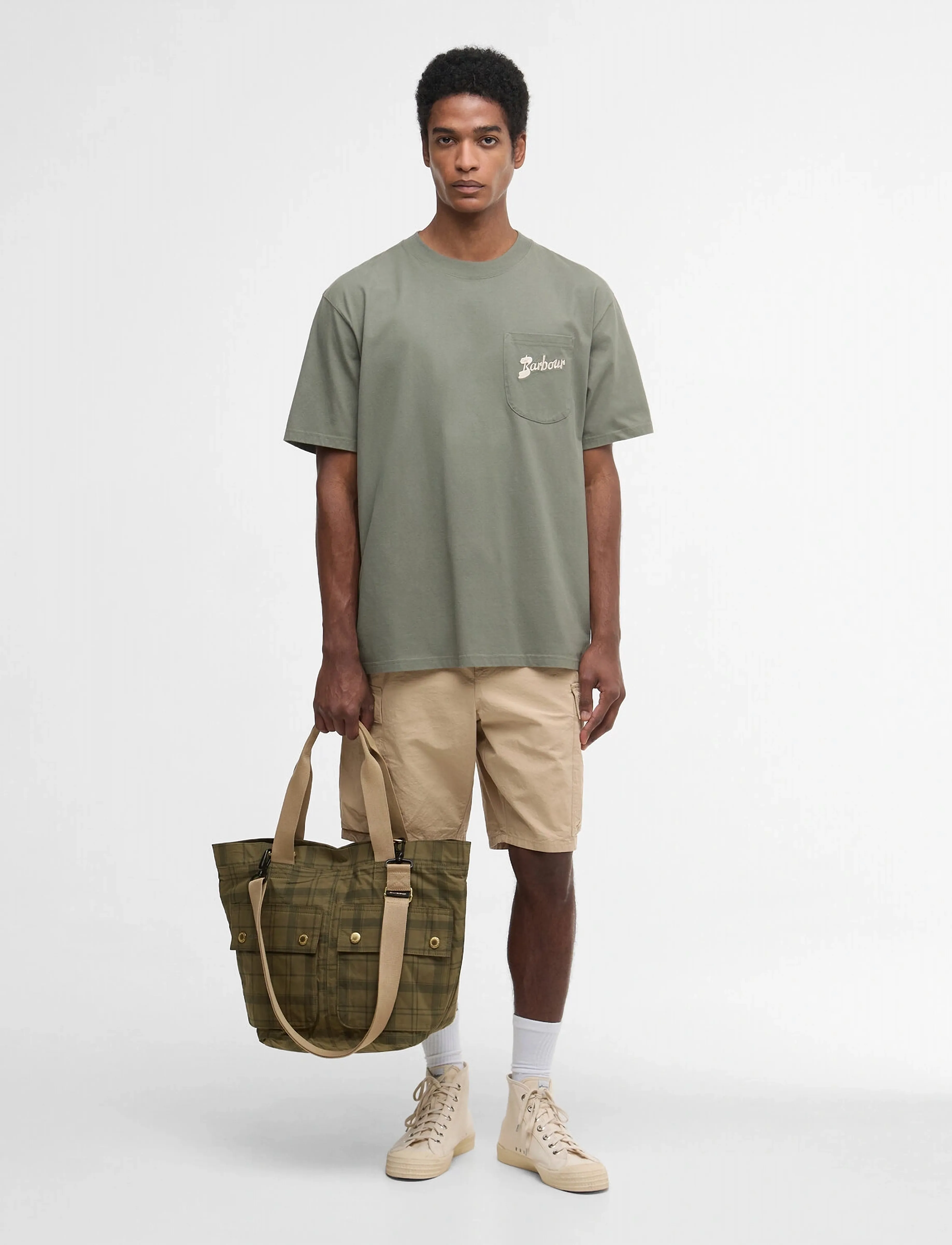 Barbour Barbour Tport Carry al - Shop by occasion - DUSKY GREEN TARTAN / khaki/green