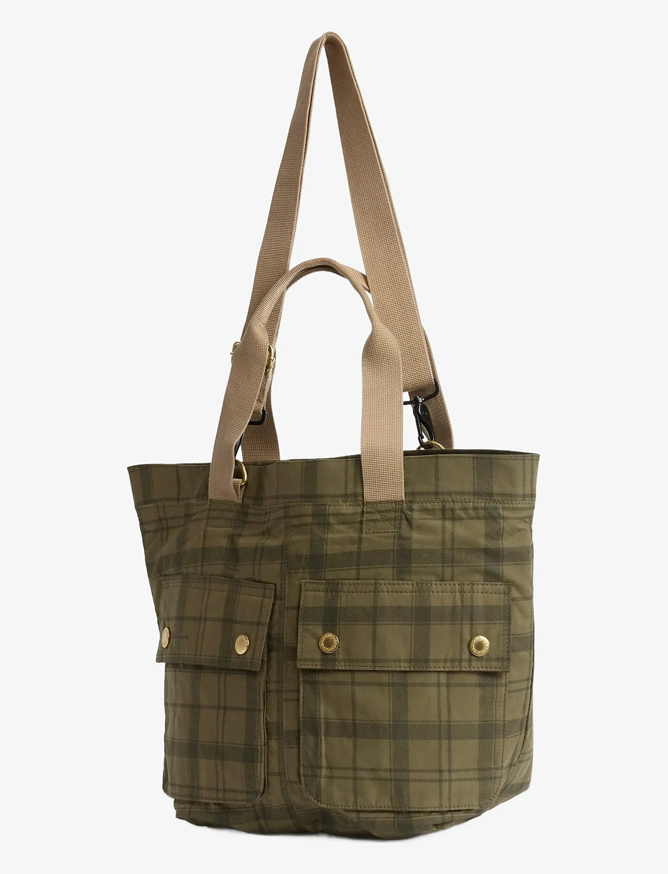 Barbour - Barbour Tport Carry al - shop by occasion - dusky green tartan - 3