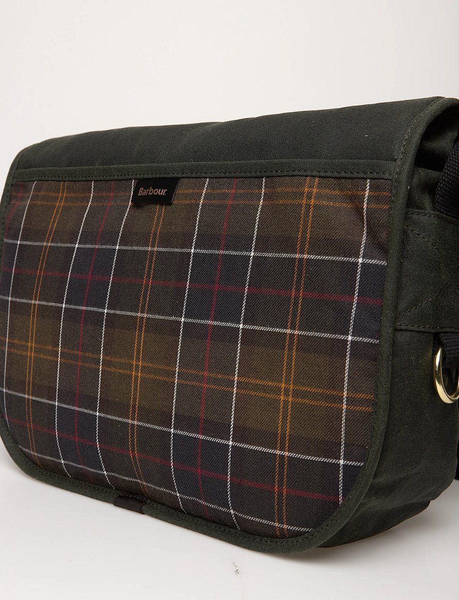 Barbour - Barbour Field Wax Riever Crossbody Bag - sage - 4