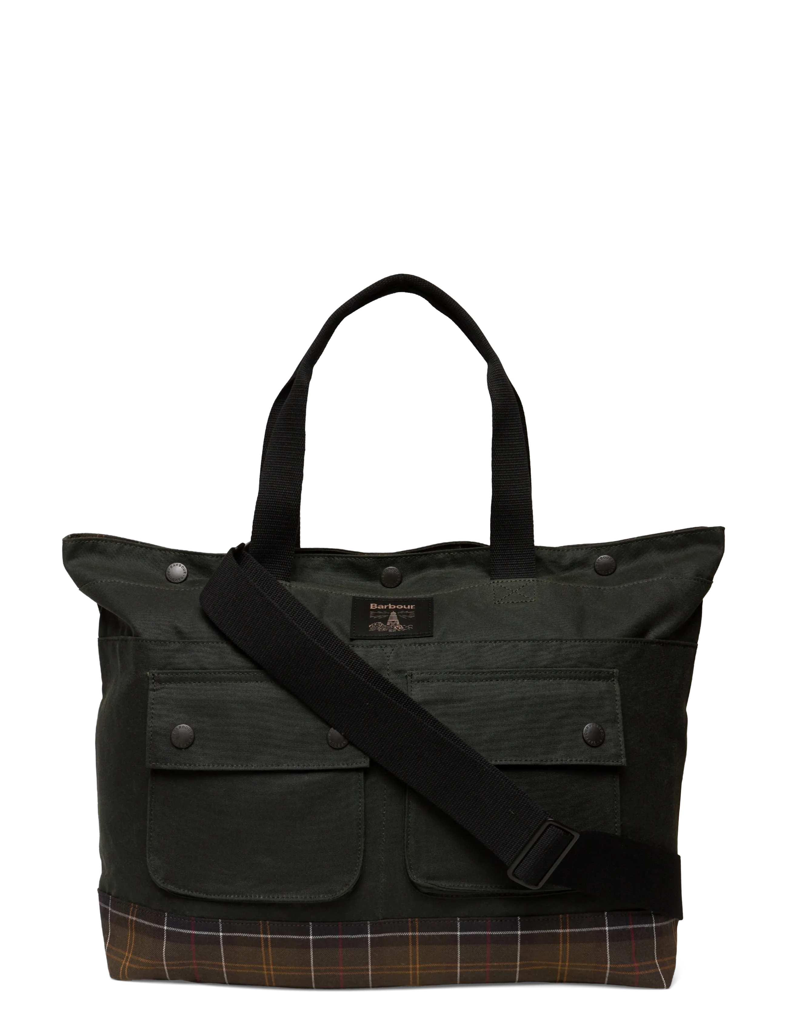 Barbour Barbour Field Wax Tote Bag - Taschen - SAGE / green