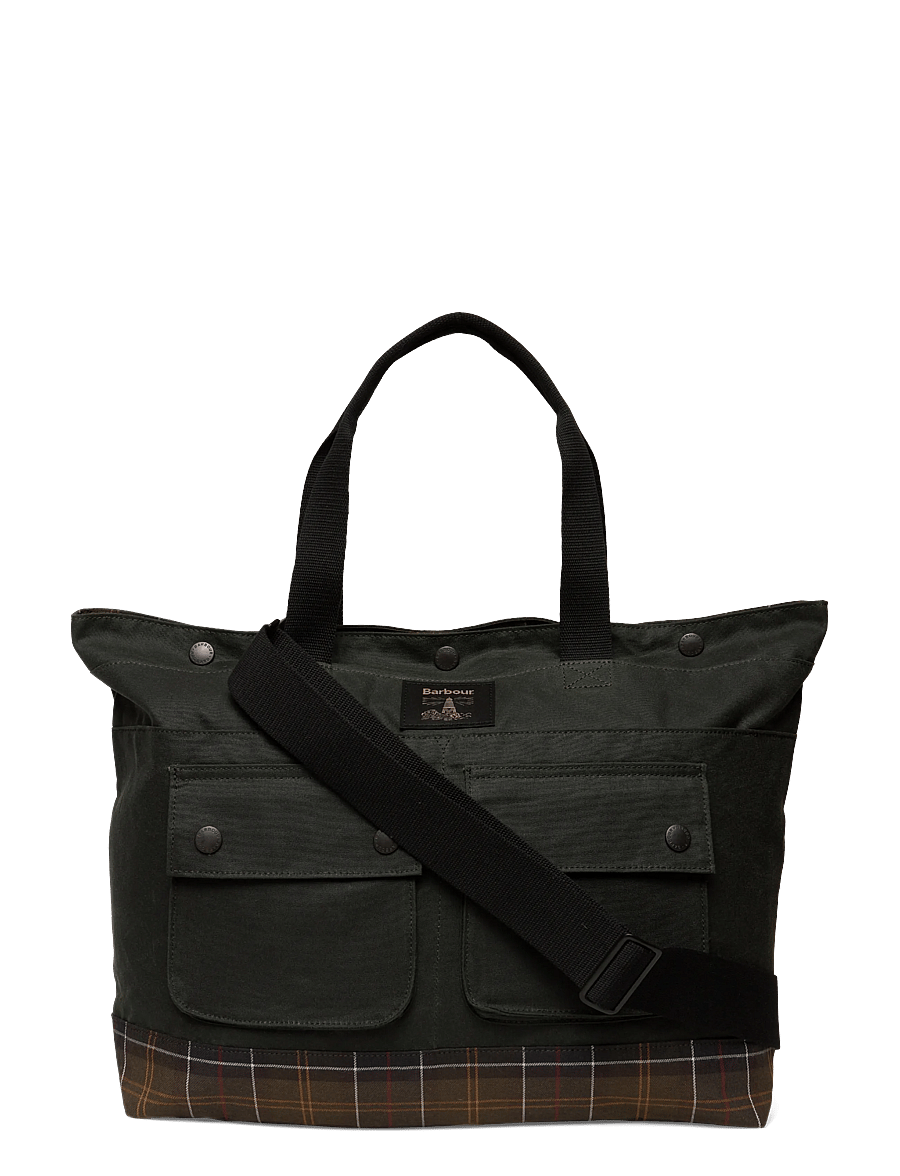 Barbour - Barbour Field Wax Tote Bag - sage - 0