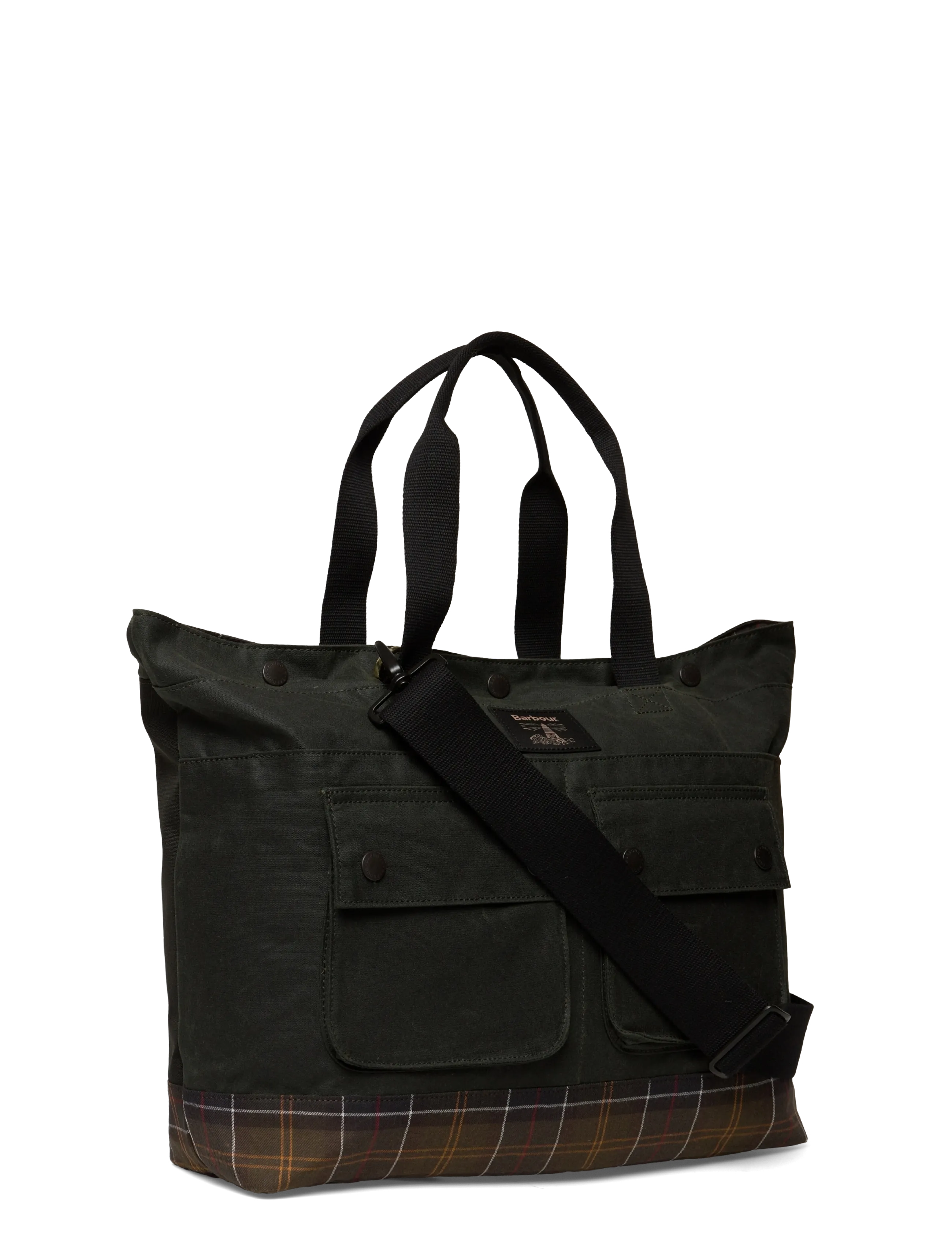 Barbour - Barbour Field Wax Tote Bag - sage - 2