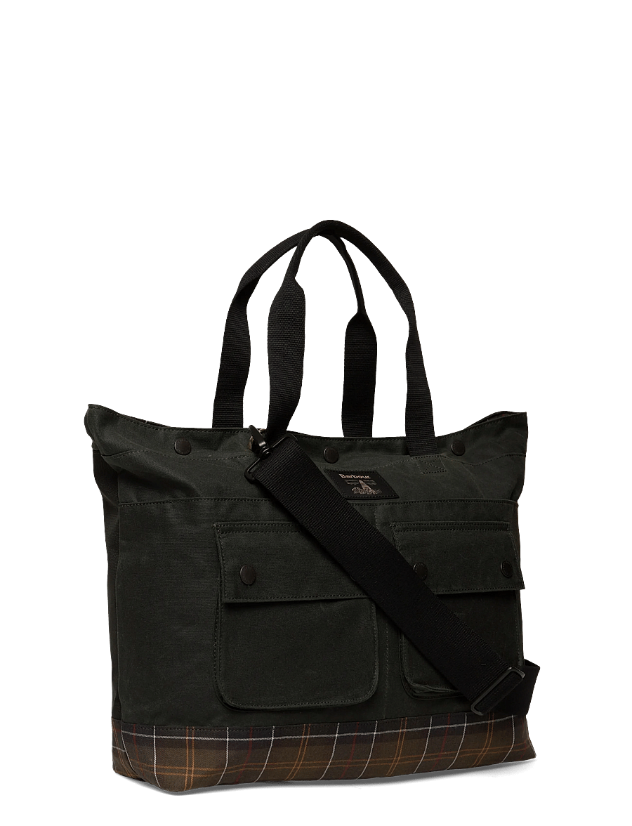 Barbour - Barbour Field Wax Tote Bag - sage - 2