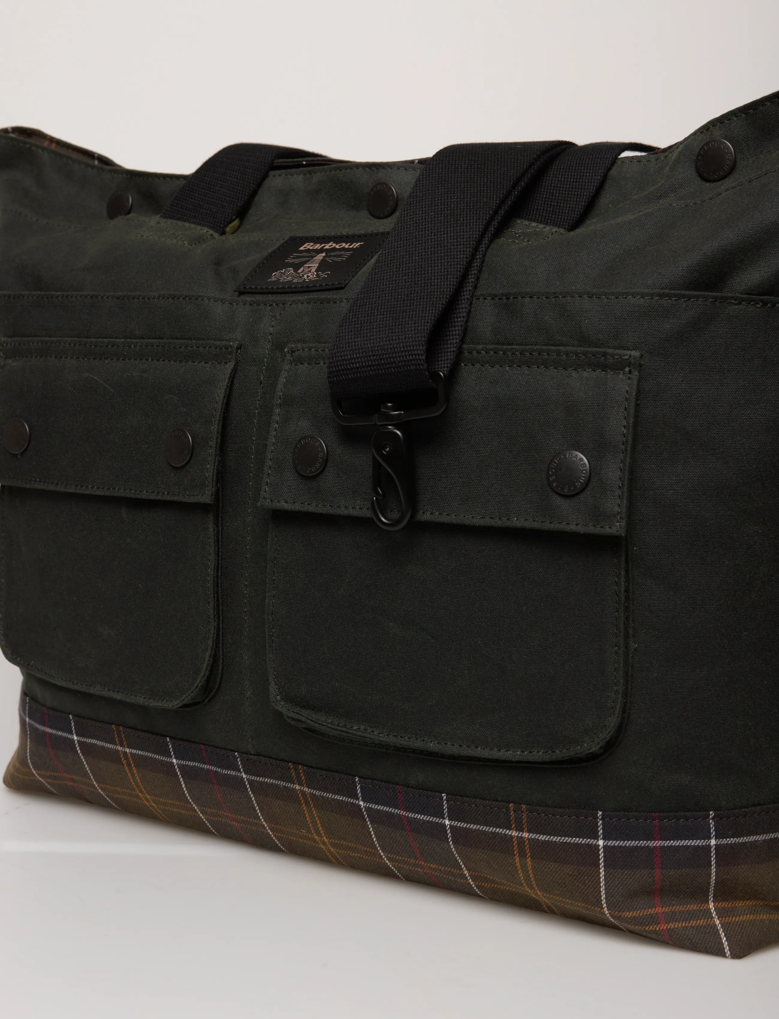Barbour - Barbour Field Wax Tote Bag - sage - 3