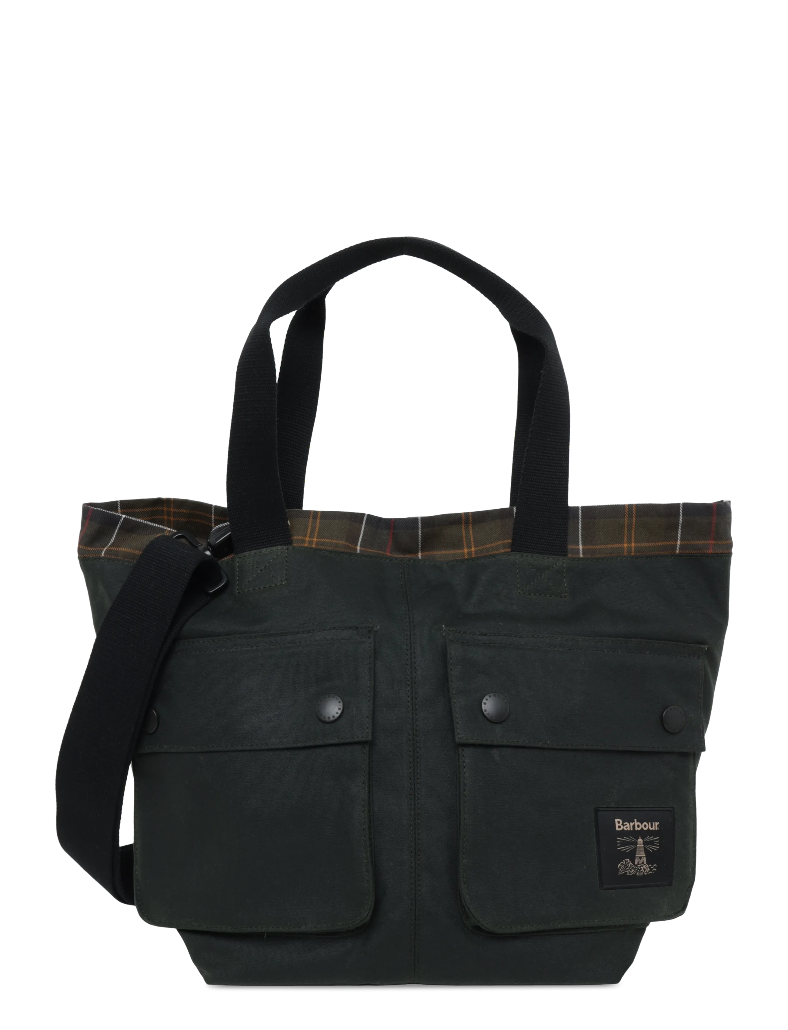 Barbour Barbour Field Wax Carry All Tote Bag - Bags - SAGE/CLASSIC / khaki/green